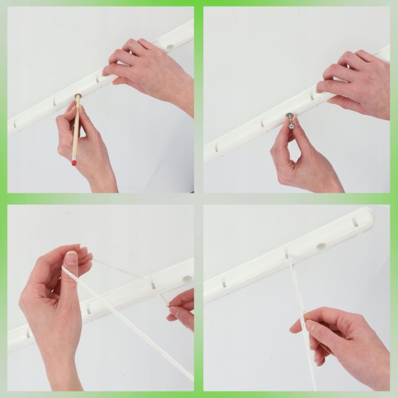 KADAX lofttørrestativ til tøj 6 stænger 170 cm robust og holdbart