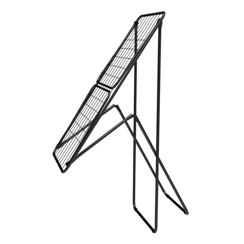 Tørrestativ Foldbart 182x55x102 cm Sort