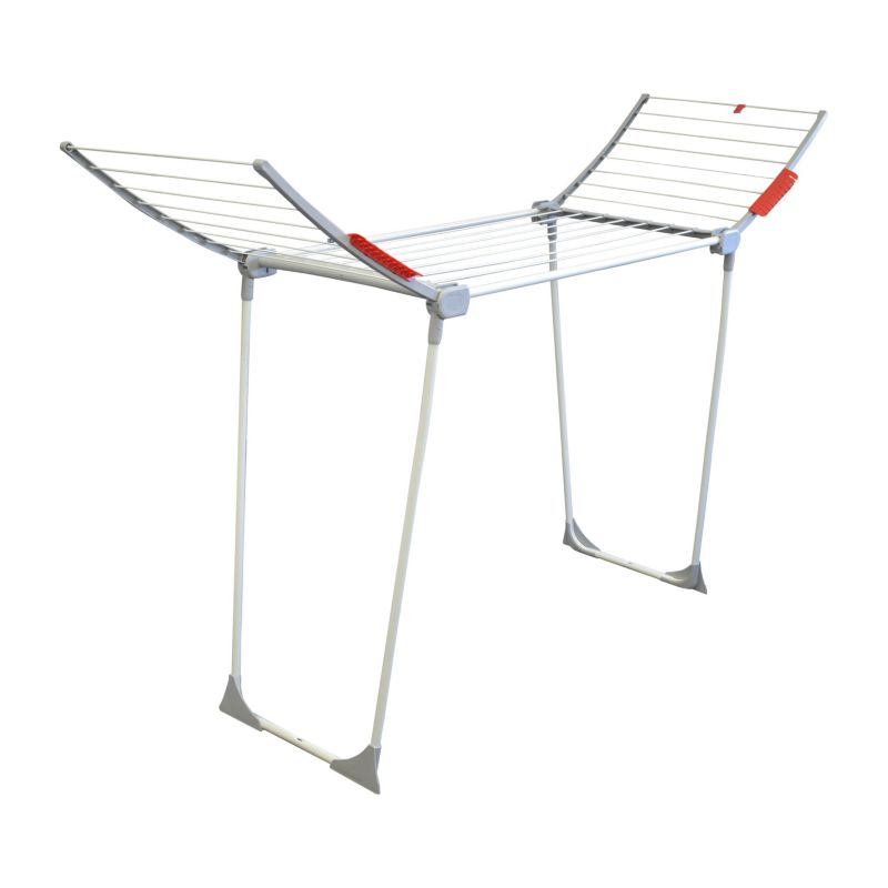 Sammenklappelig Tørrestativ Hvid 170 cm Bred 16 kg | 5901583509308