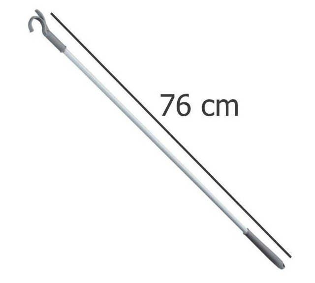Lofttørrestativ 76 cm Hvid/Grå Metal og Plast