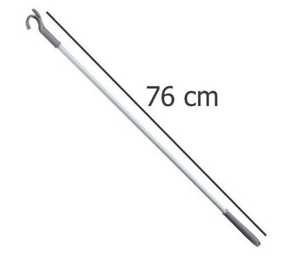 Lofttørrestativ 76 cm Hvid/Grå Metal og Plast