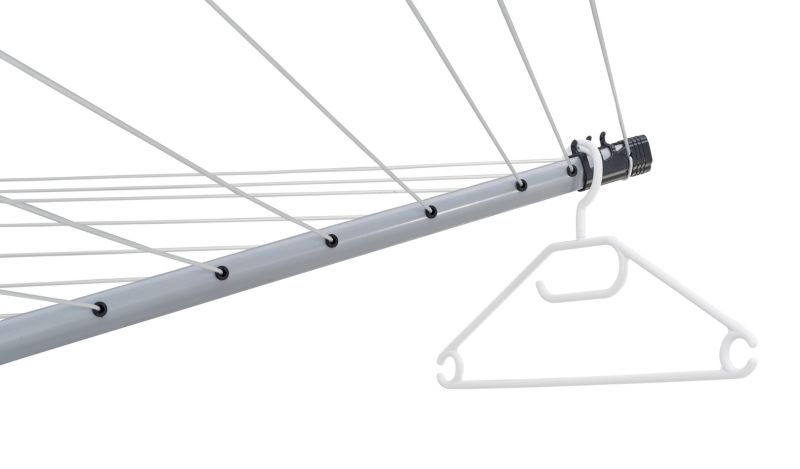 Suszarka ogrodowa Linolift 500 Aluminium Sølv/Sort 50 m