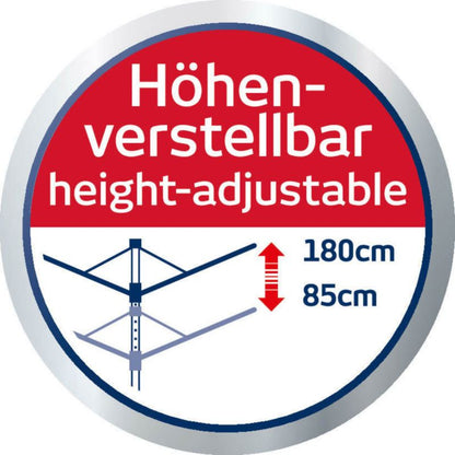 Leifheit Linolift 500 fritstående tørrestativ til haven