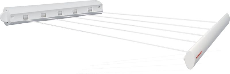 Væghængt tørrestativ Leifheit Rollfix 210 Longline