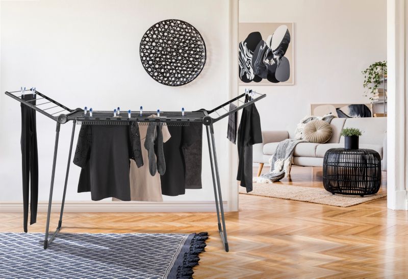Leifheit Pegasus 150 Solid Slim fritstående tørrestativ