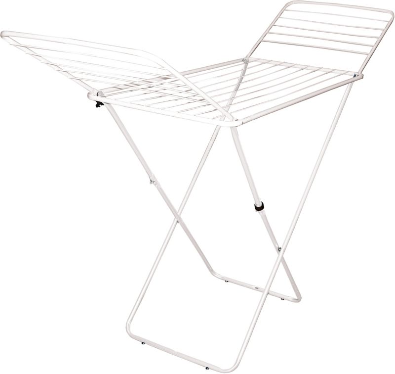 Stående tørrestativ 178,5 x 54 x 104,5 cm Hvid Stål