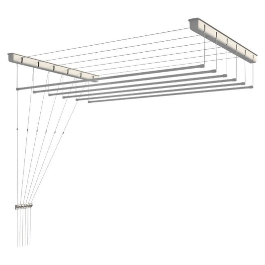 6-stangs lofttørrestativ Sepio 52,3 x 170 cm