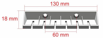Lofttørrestativ 6 stænger 90 cm Hvid