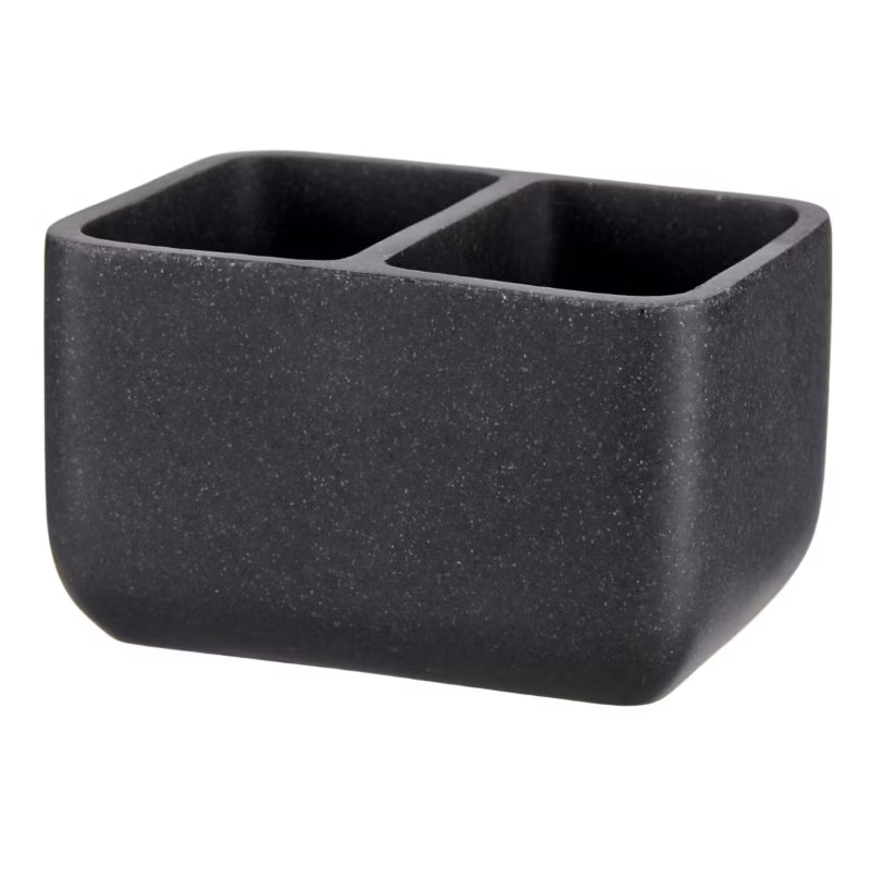 Svampeholder Dobbeltkammer 12x9x11 cm Grå