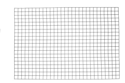 Svejset Hegnstråd 0,5x5 m Galvaniseret Maskestørrelse 25 mm