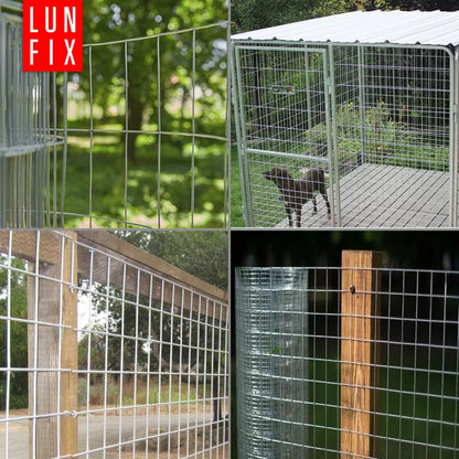 Svejset Hegnstråd 150 cm x 25 m Galvaniseret