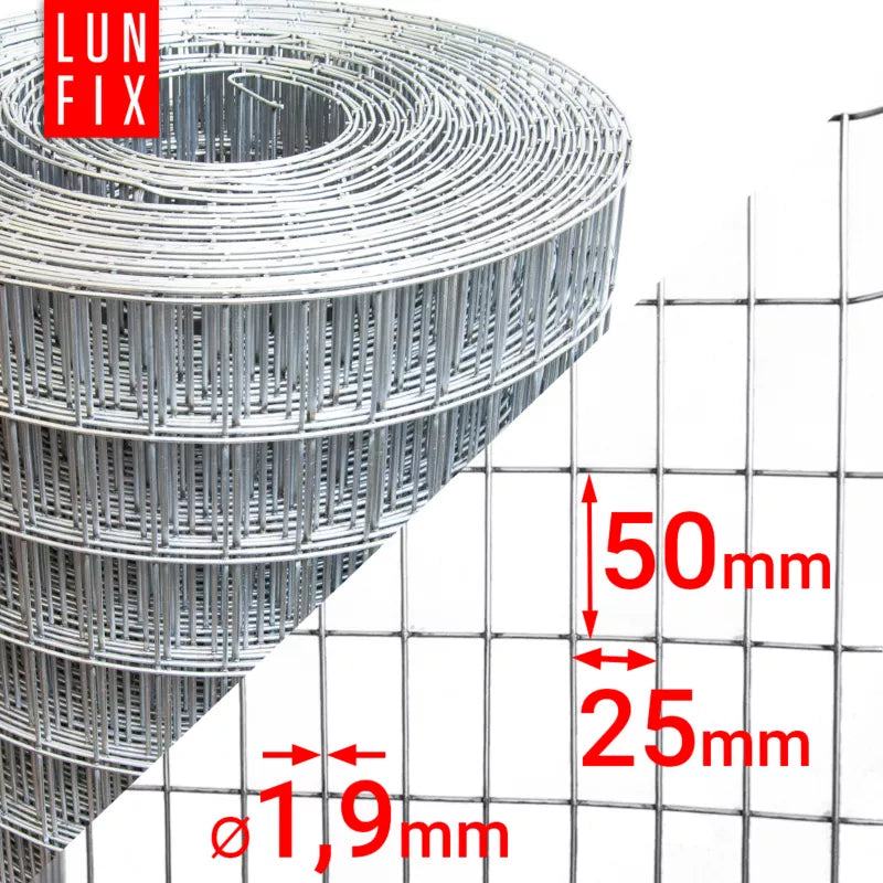 Svejset Trådhegn 100 cm 50x25 mm Galvaniseret 25 m
