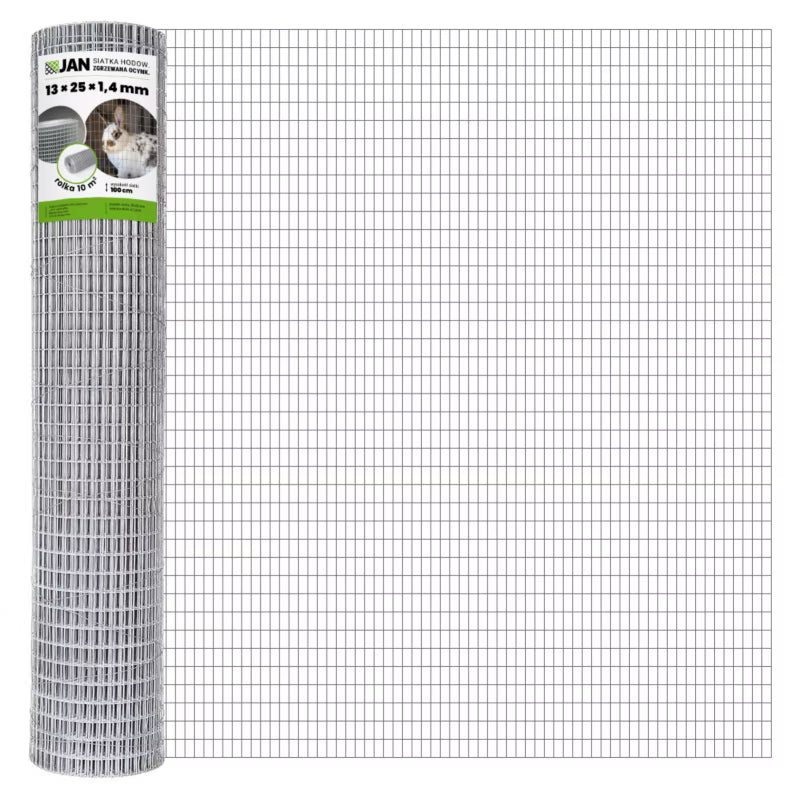 Svejset Trådnet 1x10 m Galvaniseret 13x25 mm