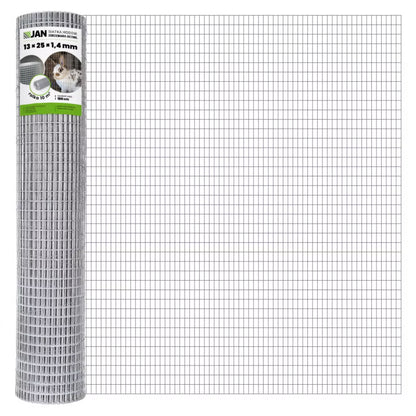 Svejset Trådnet 1x10 m Galvaniseret 13x25 mm