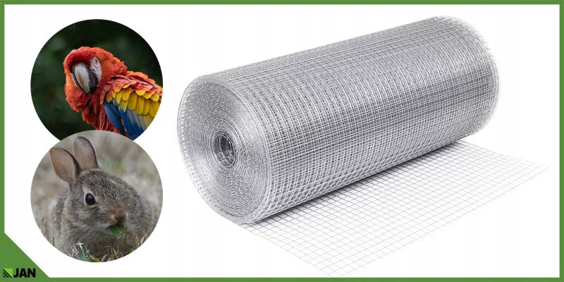 Svejset Trådnet 0,5x25 m 13x13 mm Galvaniseret | 5903938005152