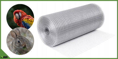 Svejset Trådnet 0,5x25 m 13x13 mm Galvaniseret | 5903938005152