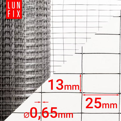 Svejset Trådnet 100 cm x 50 m Galvaniseret