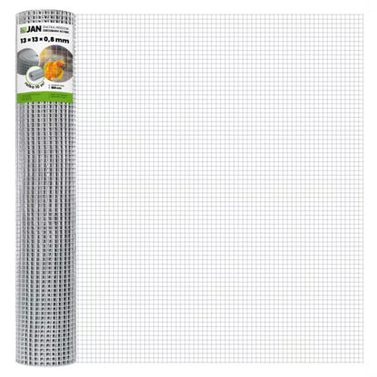Svejset Trådnet 13x13 mm 1x10 m Galvaniseret