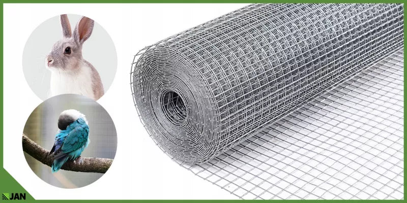Svejset Trådnet 16x16 mm 1x25 m Galvaniseret