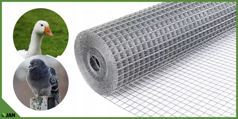 Svejset Trådnet 19x19x1,4 mm 1x10 m Galvaniseret