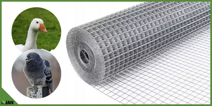 Svejset Trådnet 19x19x1,4 mm 1x10 m Galvaniseret