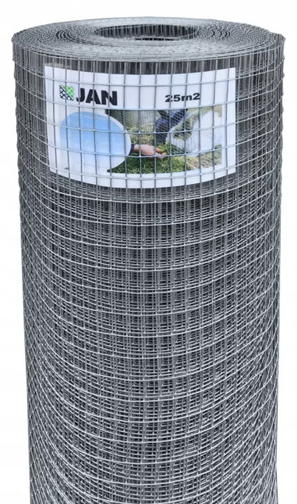 Svejset Trådnet 19x19 mm 1x25 m Galvaniseret
