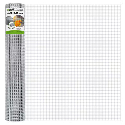 Svejset Trådnet 1x25 m 13x13 mm Galvaniseret Stål | 5903938001918