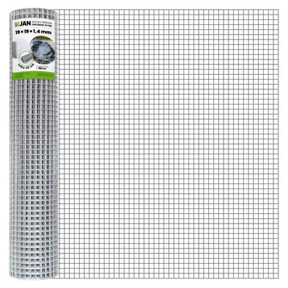 Svejset Trådnet 1x25 m Galvaniseret Stål 19x19 mm 5903938001888