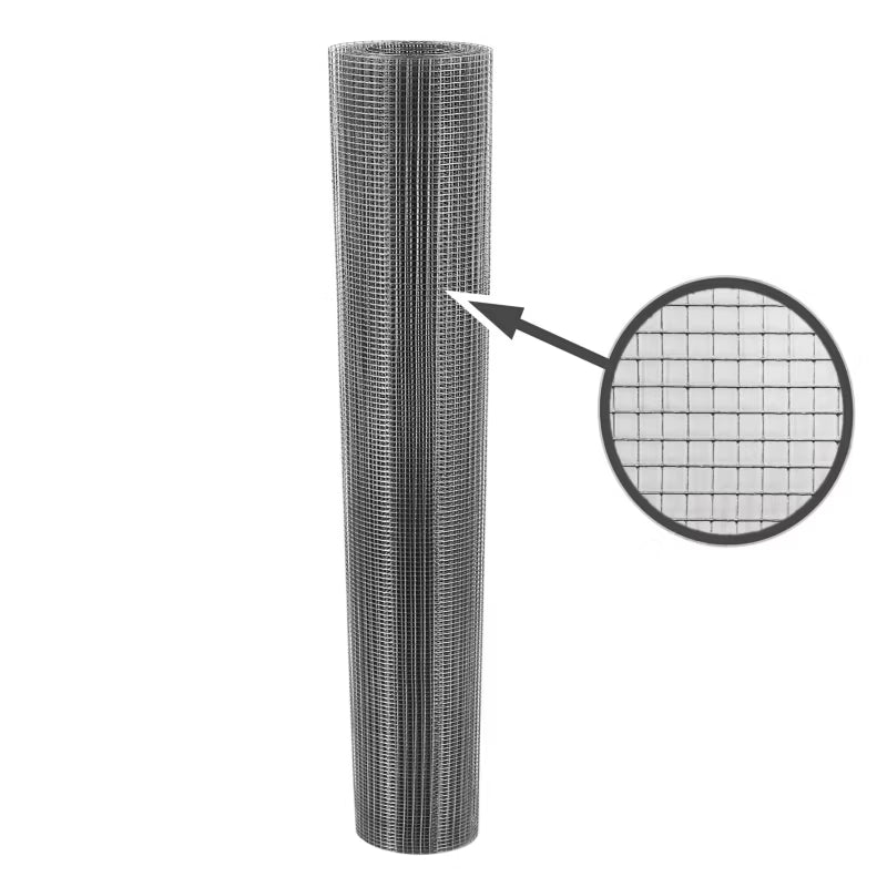 Svejset Trådnet 1x40 m Galvaniseret Stål Grå