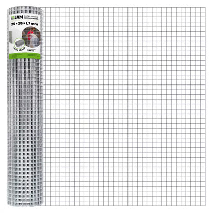Svejset Trådnet 25x25 mm 100 cm Galvaniseret 10 m²