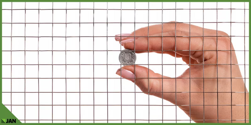 Svejset Trådnet Rustfrit Stål 304 1x25 m 13x13 mm