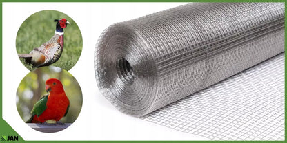 Svejset Trådnet Rustfrit Stål 304 1x25 m 13x13 mm