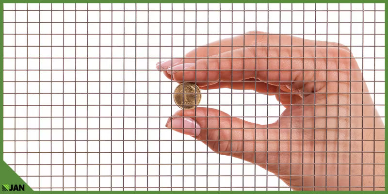 Svejset Trådnet Rustfrit Stål 304 6x6x0,65 mm 1x25 m 25 m²