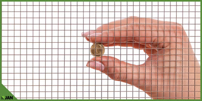 Svejset Trådnet Rustfrit Stål 304 6x6x0,65 mm 1x25 m 25 m²