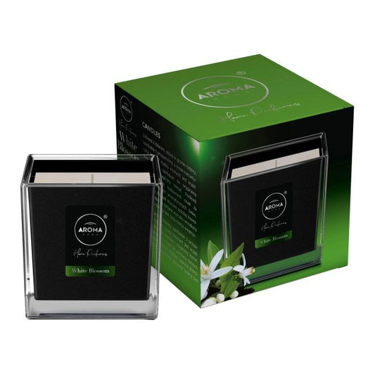 Aroma Home Black white blossom duftlys 155 g