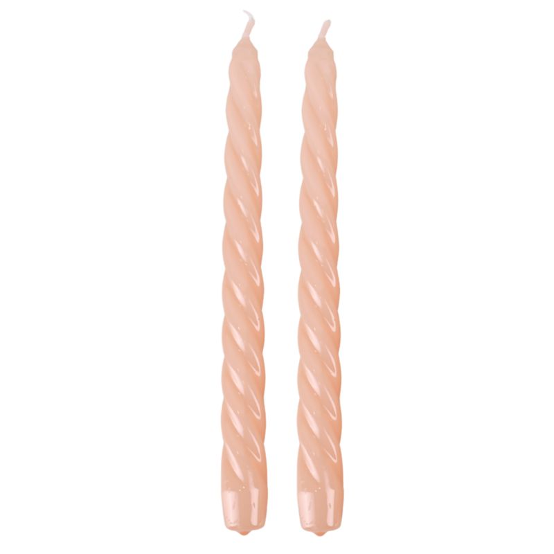 Baroklys 20 cm lakserød