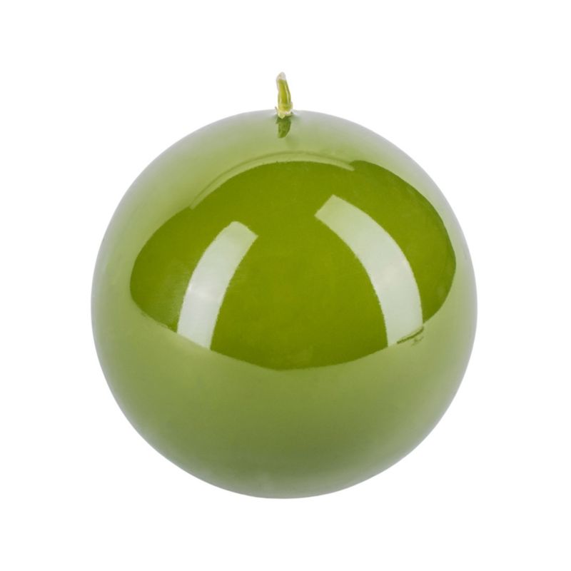Klassisk kuglelys Ø 10 cm i olivengrøn