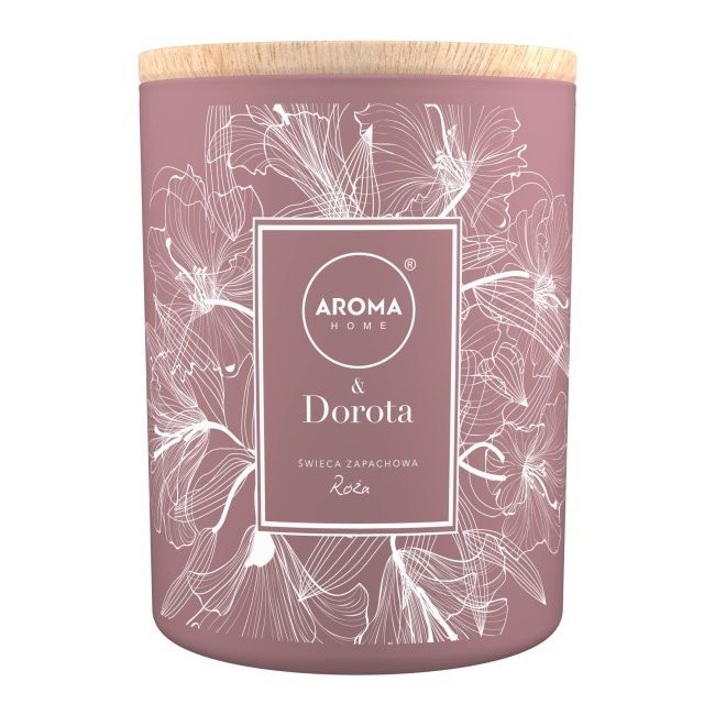 Duftlys Aroma Home & Dorota rose 150 g