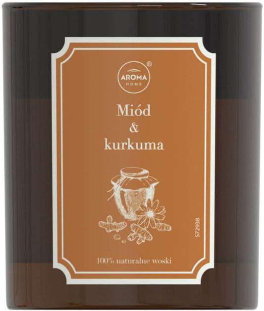 Duftlys Aroma Home Herbarium honning med gurkemeje 160 g
