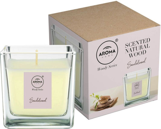 Duftlys Aroma Home Woody Series sandeltræ 155 g