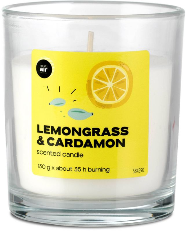 Duftlys Multiair citrongræs & kardemomme