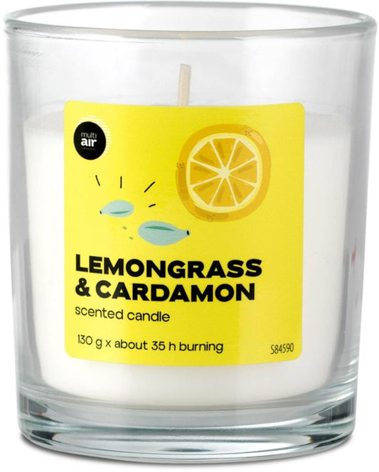 Duftlys Multiair citrongræs & kardemomme