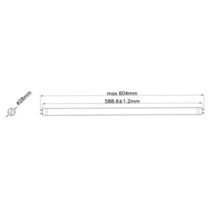 LED Rør Jacobsen T8 1350 lm 3000 K 60 cm