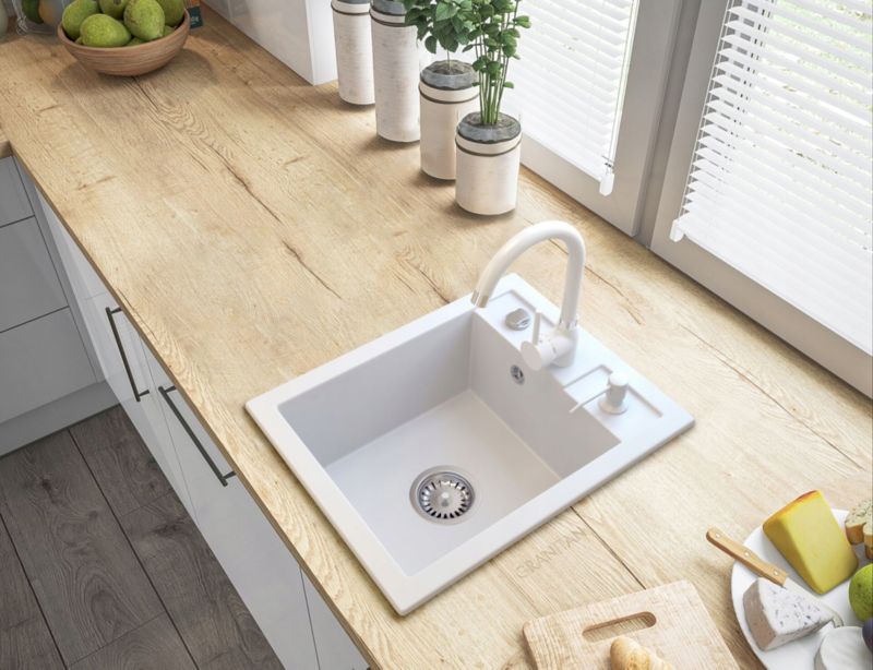 Automatisk Granitan enkeltkammer vægmonteret afløbssifon 1 stk.