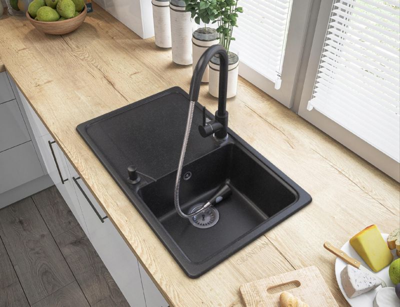 Automatisk Granitan enkeltkammer vægmonteret afløbssifon 1 stk.