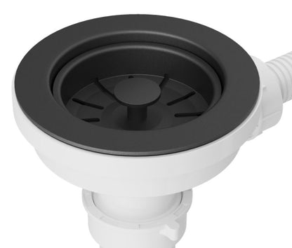 Enkeltkammer-sifon til Granitan vask, komplet sæt