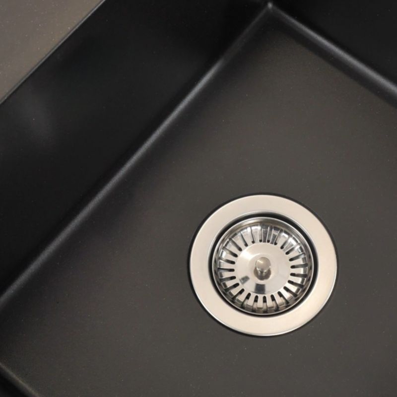 Manuel afløbssifon til dobbelte køkkenvaske GranMaster krom, 1 stk.