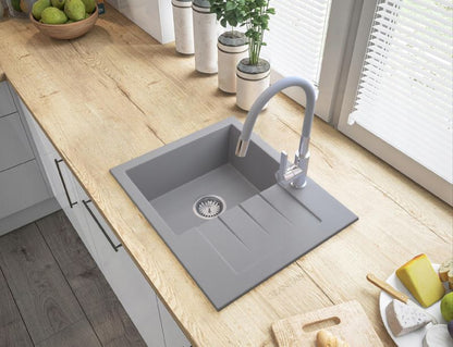 Manuel enkeltkammer vaskesifon Granitan 1 stk