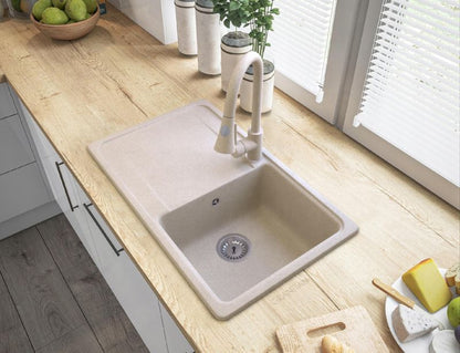 Manuel enkeltkammer vaskesifon Granitan 1 stk