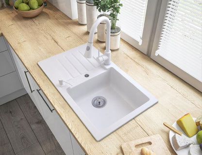 Manuel enkeltkammer vaskesifon Granitan 1 stk